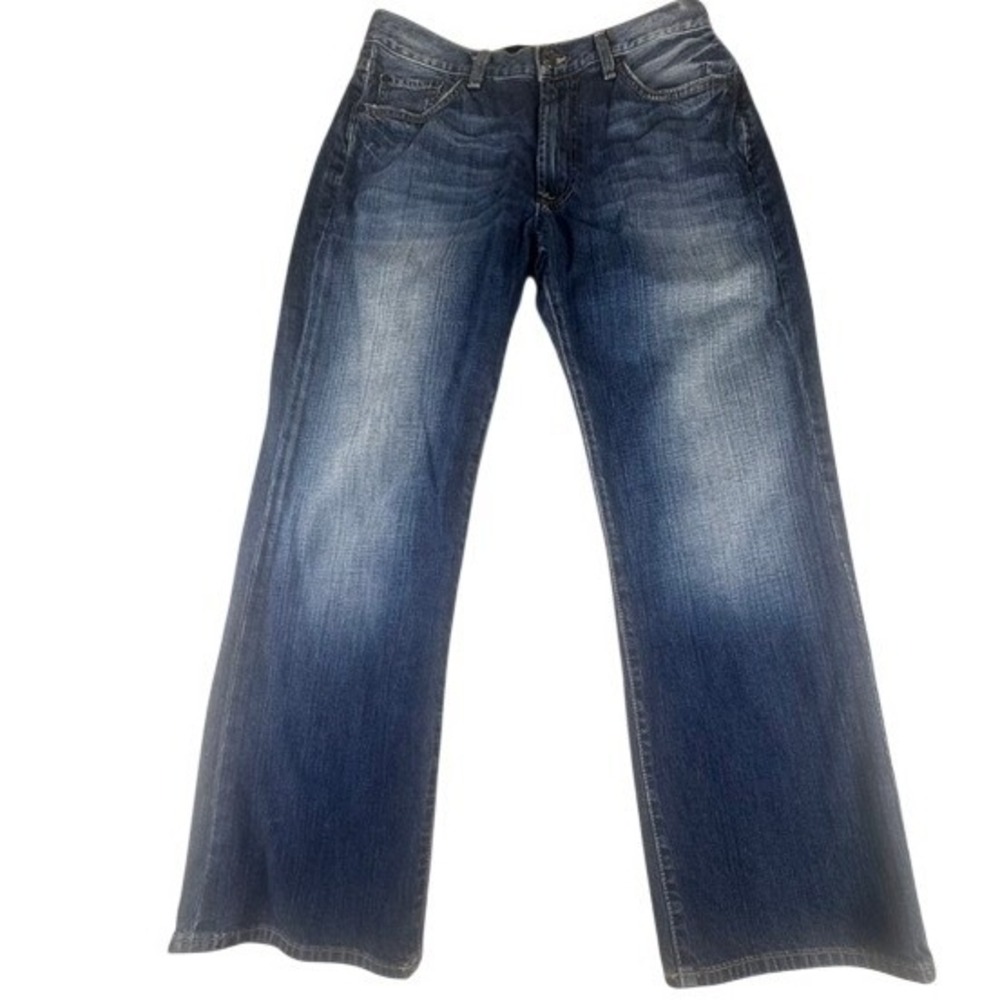 Lucky Brand Jeans Mens 32 181 Relaxed Straight Aeromarine Blue Denim 7M10822